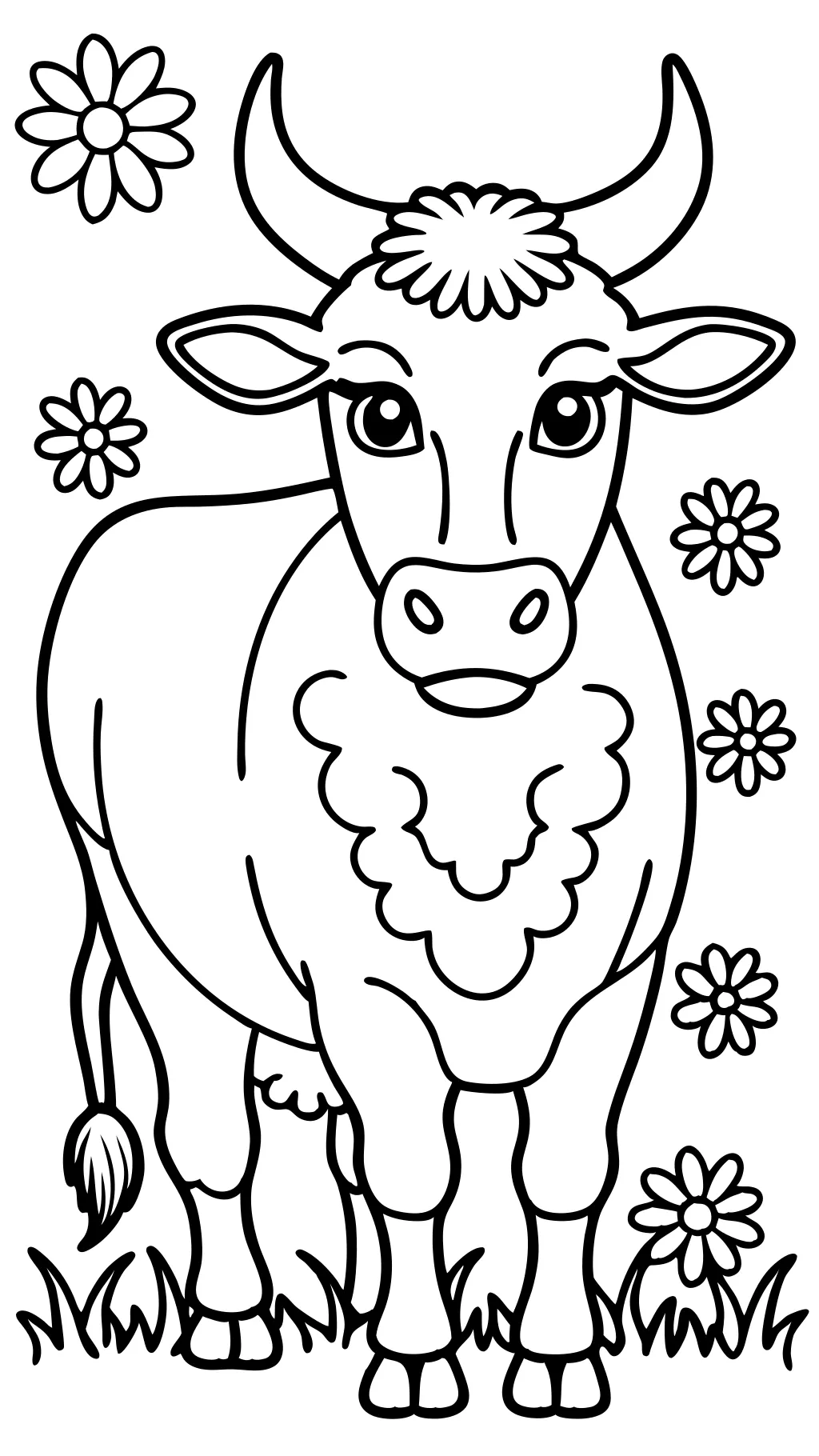 cattle coloring pages